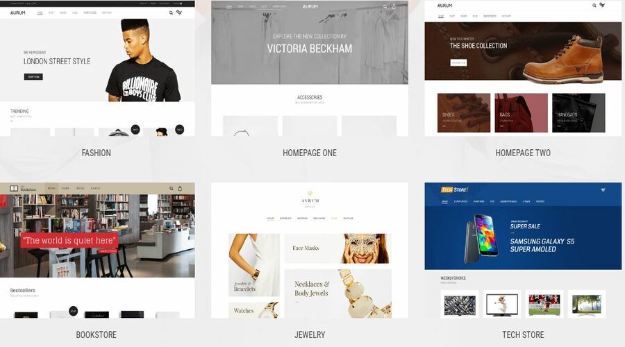 最高のWordPress eCommerceテーマ - Aurum