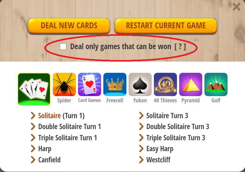 Jeux gagnables de Solitaire Bliss