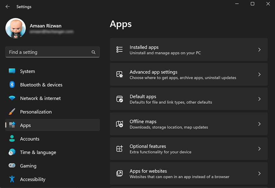 deshabilitar aplicaciones en segundo plano en Windows 11