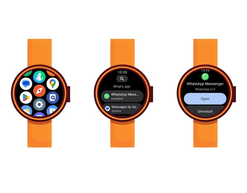 установка смарт-часов на wearos