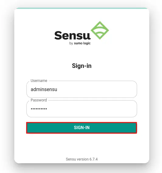sensuログインページ