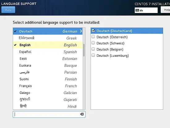 Agregar idioma adicional en CentOS