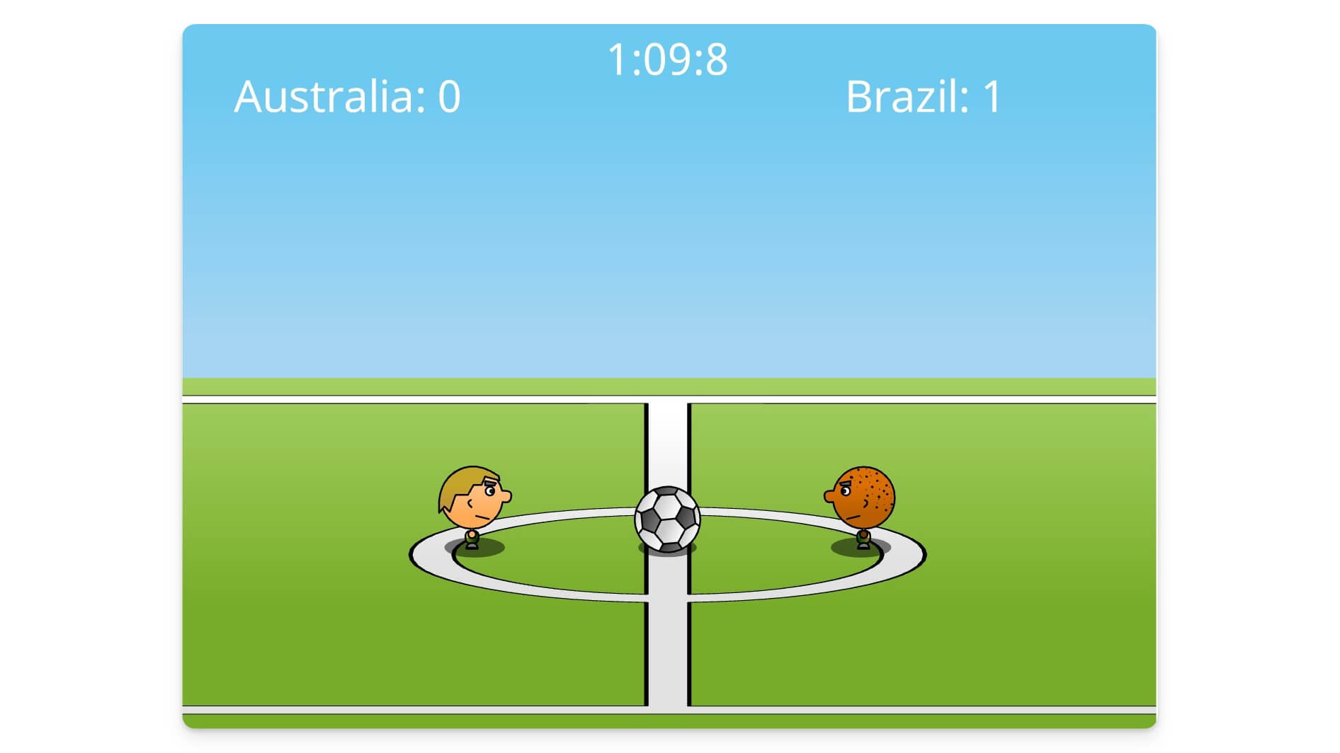 one on one soccer game