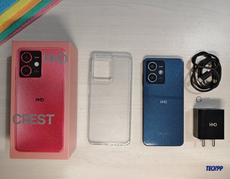 unboxing del smartphone hmd crest