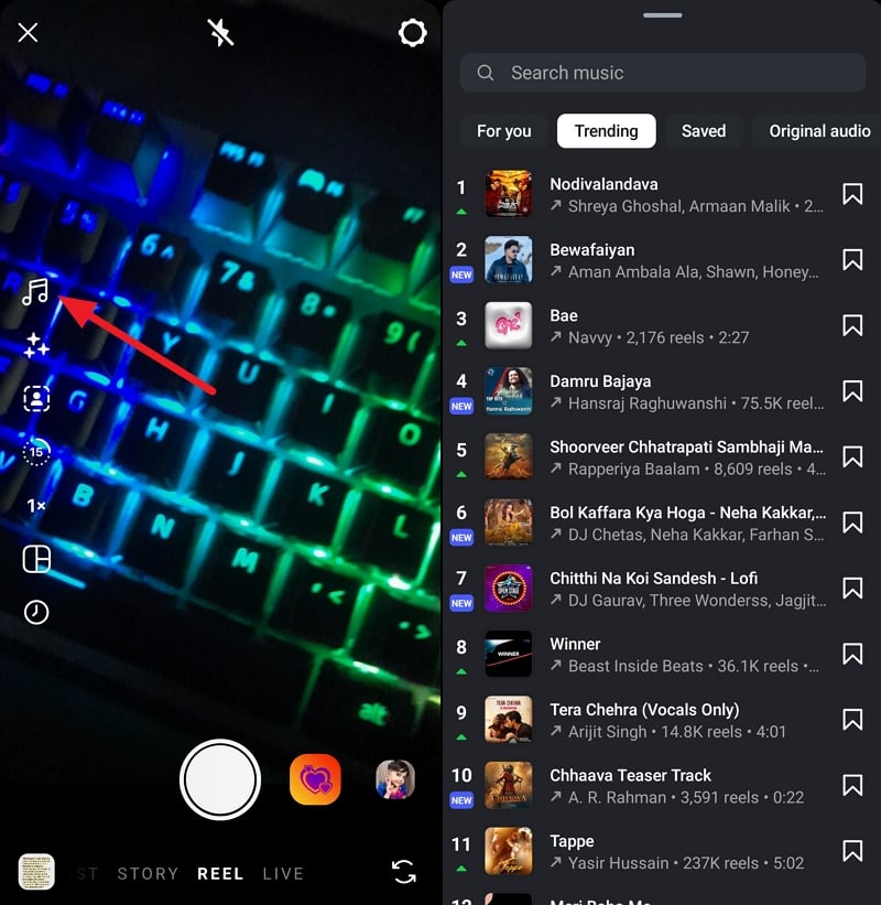 audio en tendencia para instagram reels