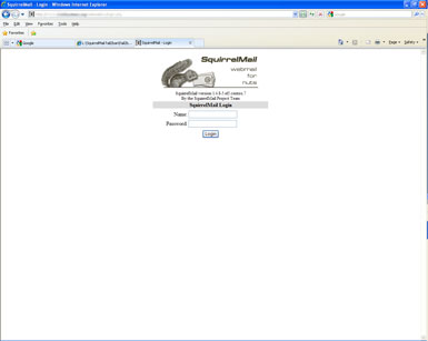 Interface SquirrelMail