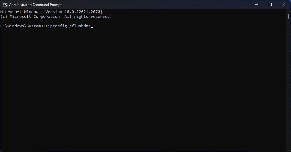 Сбросить DNS