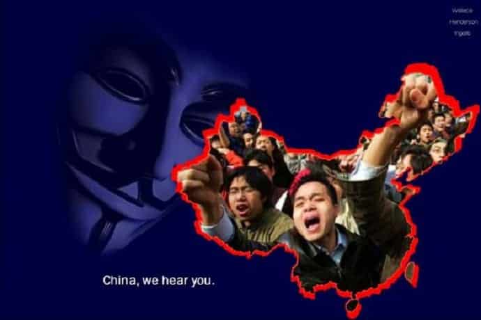 Opération Hong Kong : Anonymous pirate le site du gouvernement chinois
