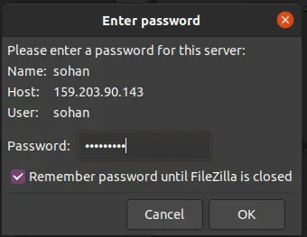 パスワードを入力