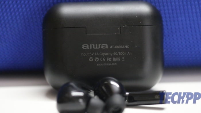 aiwa at-x80fanc tws und esbt-460 quad driver wireless earphones review - aiwa tws review 5