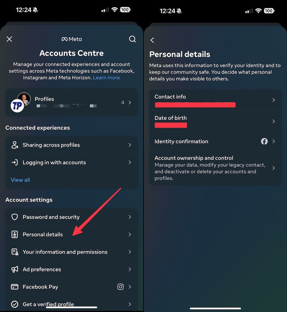 eliminar cuenta de instagram paso 2