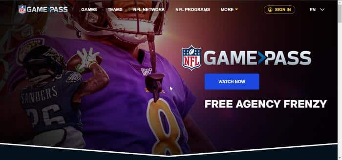 ベストNFLストリーミングサイトとアプリ - NFL+