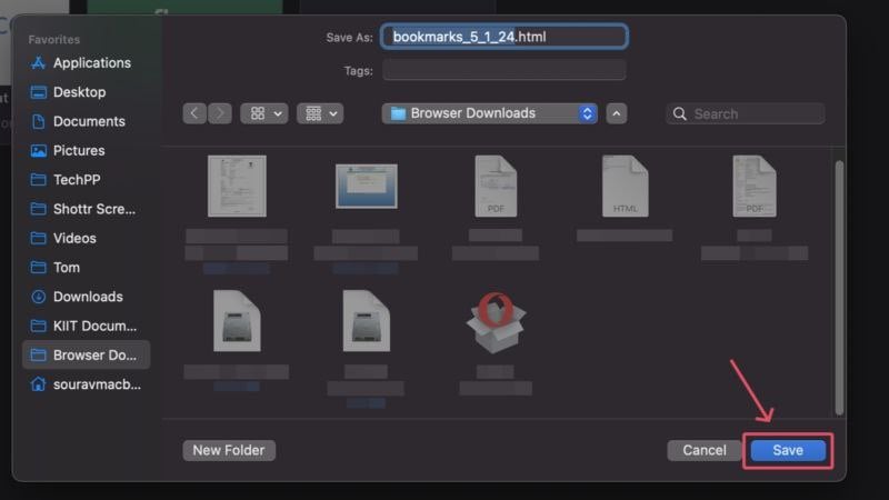 exportar marcadores de firefox a pc
