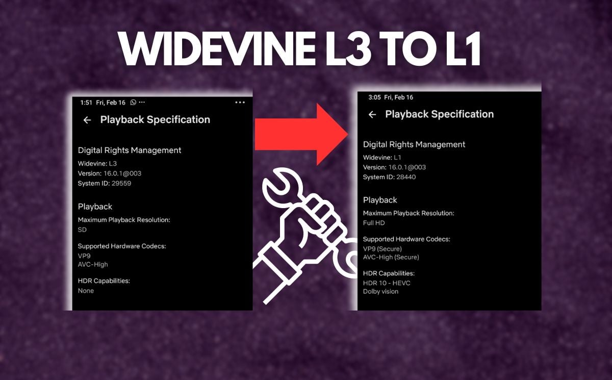 fix drm certificate issue from widevine l3 to l1