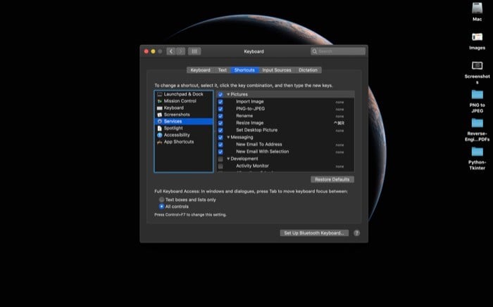 So konvertieren Sie Bilder im Batch auf dem Mac mit Automator - Dienstverknüpfung erstellen 3