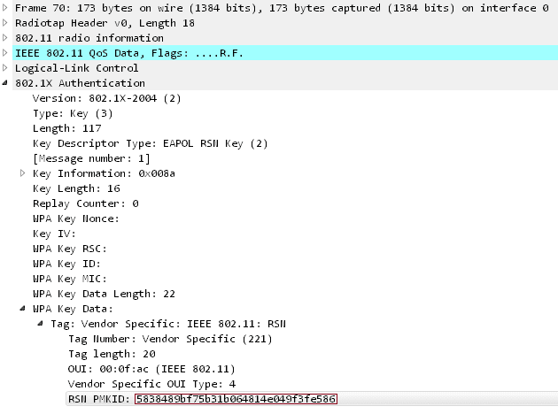Hack wifi utilizzando pmkid