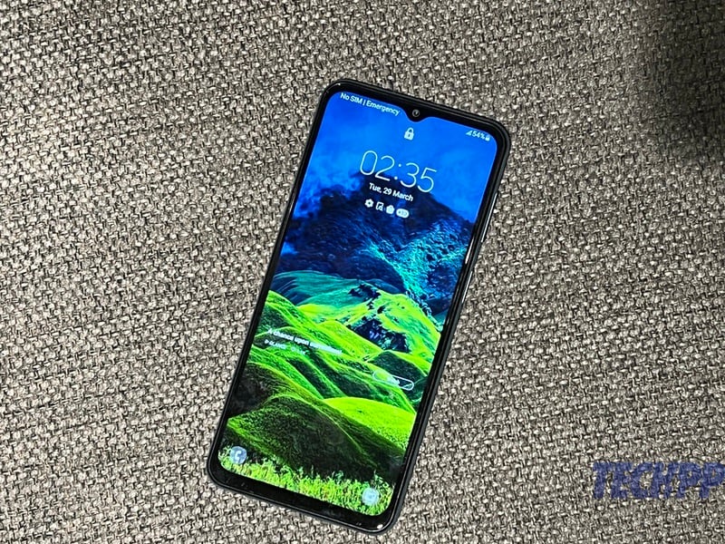 Critique du Samsung Galaxy F23 - Écran