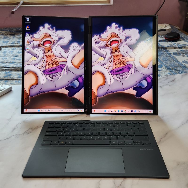 mode livre sur zenbook duo