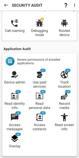 eset android permission manager
