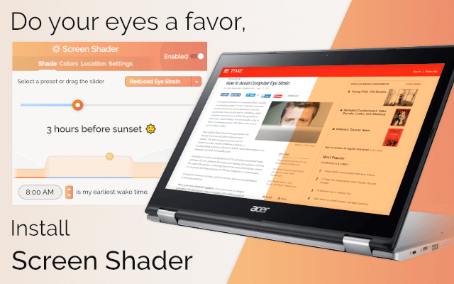 estensione screen shader