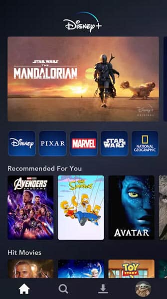 Disney Plus App per Streamare Film