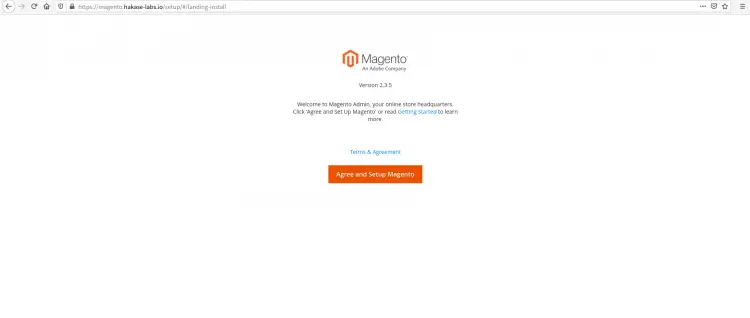 Magento 2をインストール