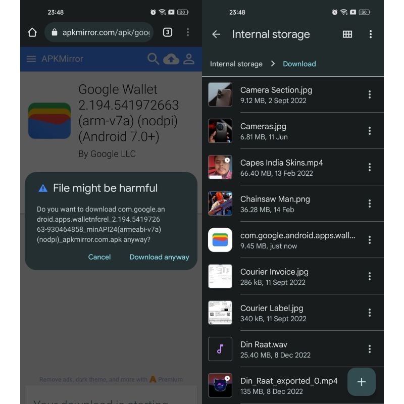 download the application