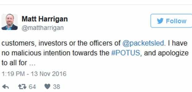 Le PDG de la start-up de cybersécurité démissionne après avoir menacé de tuer Donald Trump