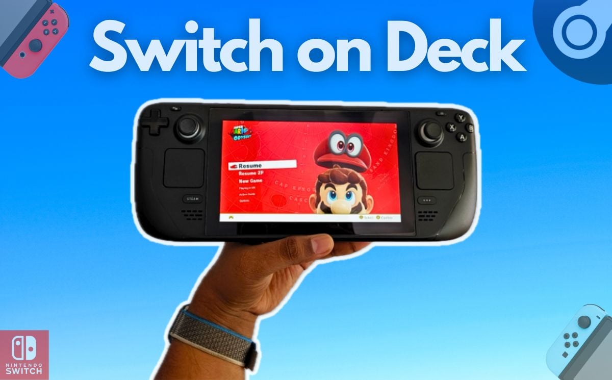 wie man nintendo switch spiele auf steam deck spielt