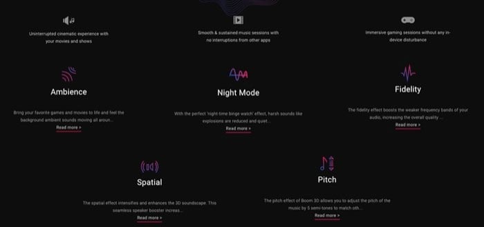 boom 3d features