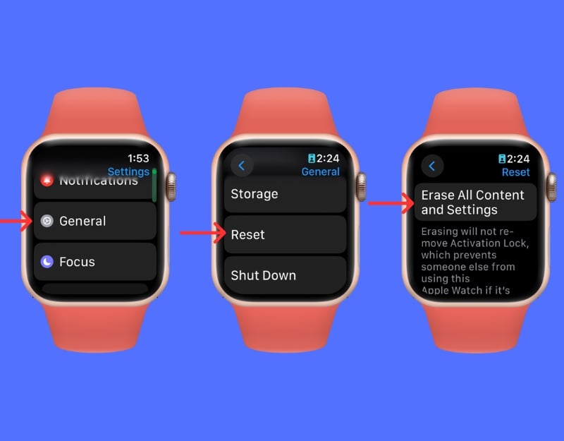Apple Watch zurücksetzen