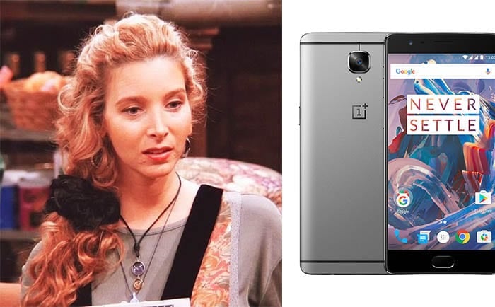 « je serai là pour toi » : si les téléphones oneplus étaient des personnages de friends - oneplus3
