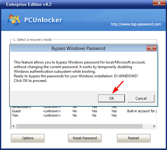 Opzione 2: Bypassare la Password dell'Amministratore Locale di Windows che Hai Dimenticato
