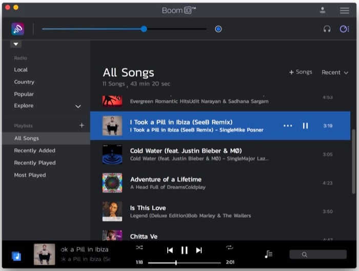 boom 3d audio player