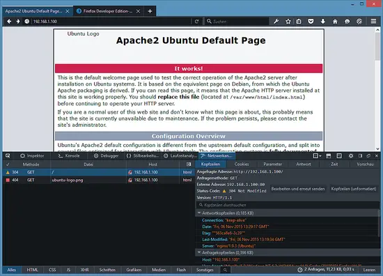 Controlla gli header http di Nginx.