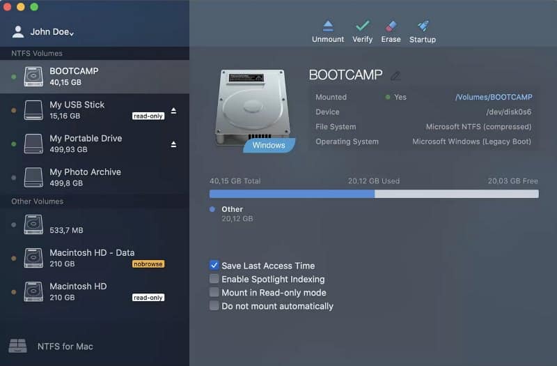 Driver NTFS para Mac