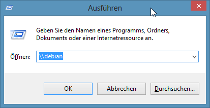 Connexion au partage SAMBA depuis Windows