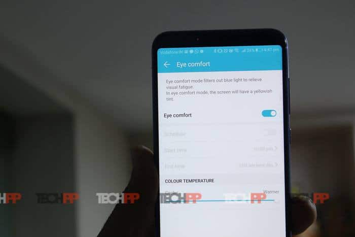 Die besten Tipps und Tricks für Honor View 10 - Honor View 10 Augenschutz