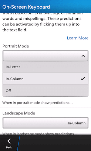 word prediction