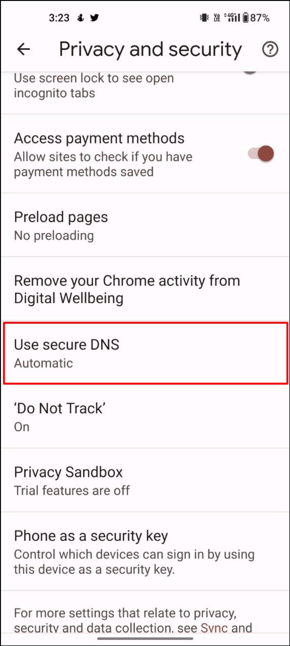 google-chrome-datenschutz-und-sicherheit-sicherer-dns
