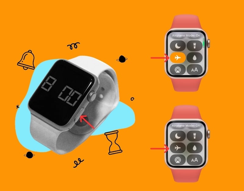 Flugmodus auf der Apple Watch ausschalten