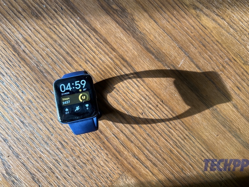 Critique de la Redmi Watch 2 Lite - affichage