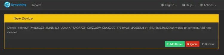 confirmar server2