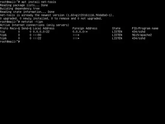 Installer net-tools