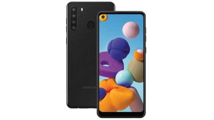 samsung galaxy a11 e a21 con display infinity-o e batteria da 4000mah annunciati - samsung galaxy a21