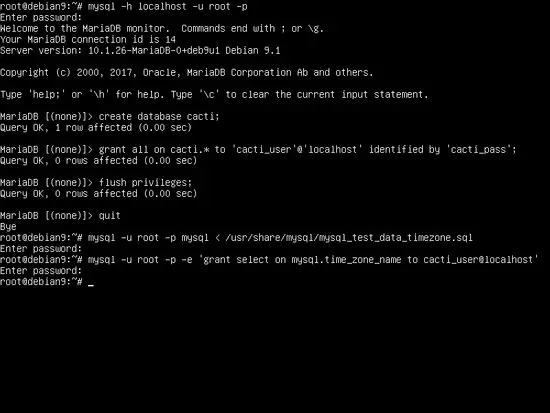 Importa database fuso orario MySQL