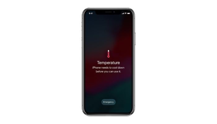 предупреждение о высокой температуре iphone