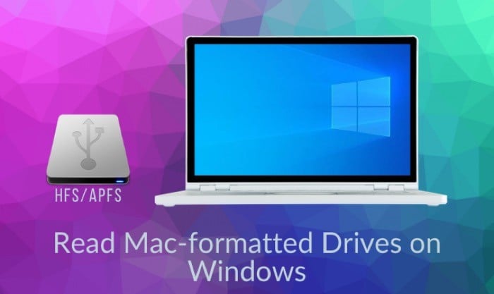 lire des disques formatés mac sur windows