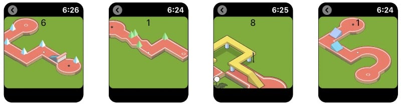 mini golf - juego para reloj