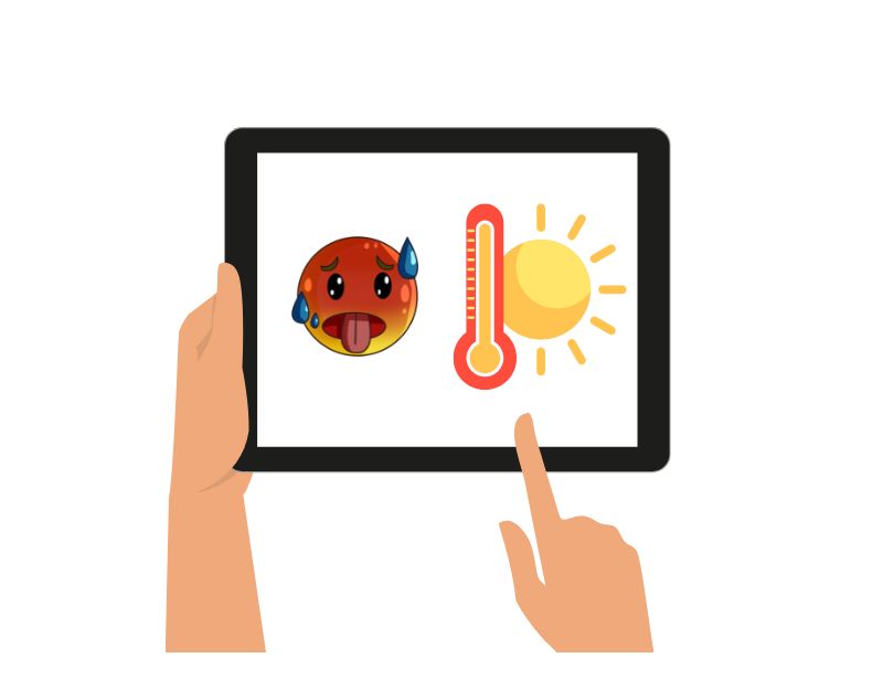 iPad bei hohen Temperaturen verwenden